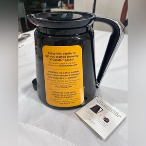 Keurig 32 Ounce Coffee Pot Carafe 2.0 Replacement Black Silver